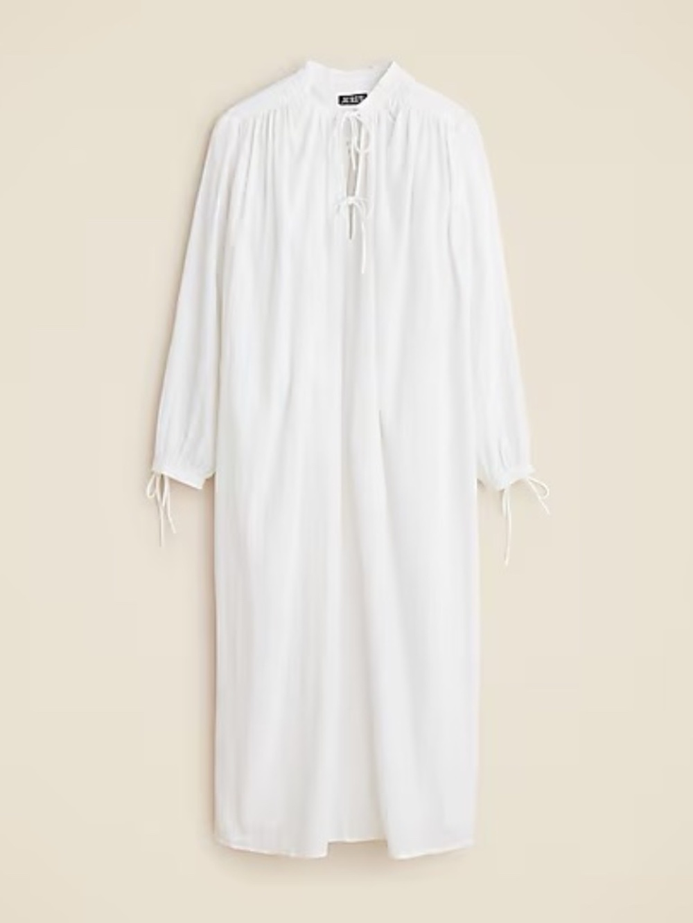 J. Crew NWT Airy Gauze Tunic Dress in White